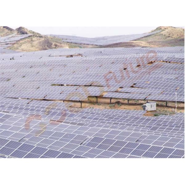 Commercial Pre Galvanized Steel Horizontal Solar PV Tracker Max 90 Modules