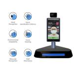 10 inch Face Reader Attendance Machine , Face Recognition Body Temperature