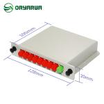 FC UPC 1X8 Fiber Optic Cassette PLC Splitter ABS Material