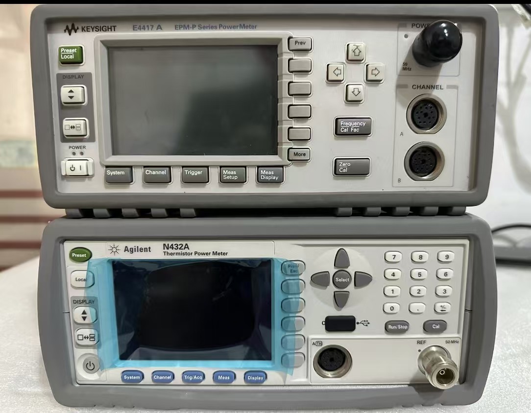 Keysight Agilent N432A Thermistor Power Meter Tested Functions for Metal and Plastic