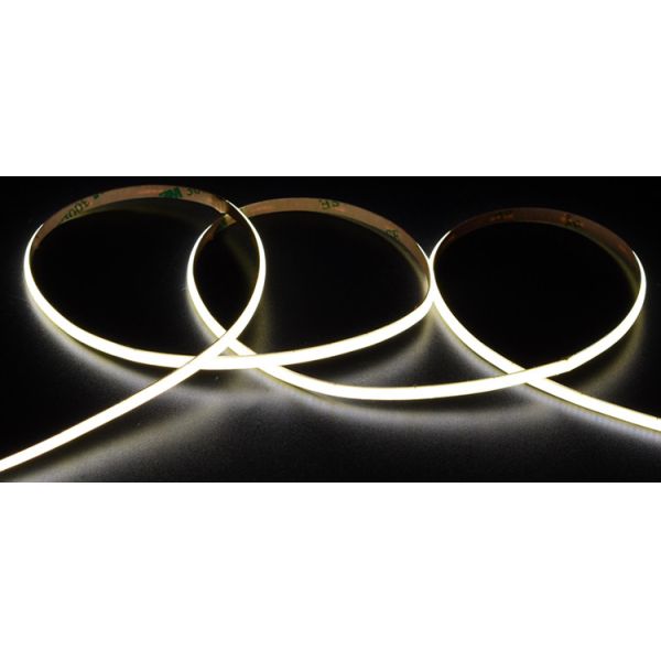 4.5MM 12V LED Light Strips COB Dotless Linear White For Stairs