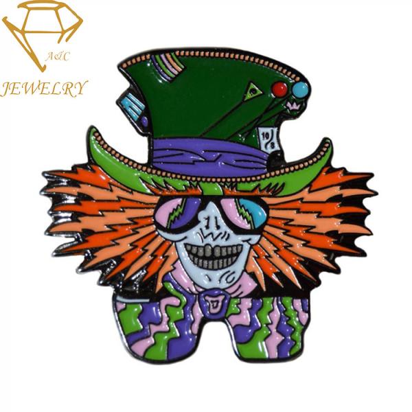 Quality Magnetic 60mm PVC Custom Soft Enamel Lapel Pins for sale
