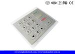 USB / PS2 Interface Stainless Steel Numeric Key Pad with 16 Flat Keys