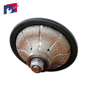 China 3/4″ F Ogee Vacuum Brazed Stone Cutting Router Bits 20 Mm Diamond Height on sale