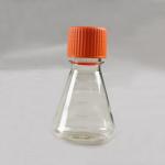 125ml Types Of Polycarbonate Plastic Erlenmeyer Flask Vent Cap Lab Use