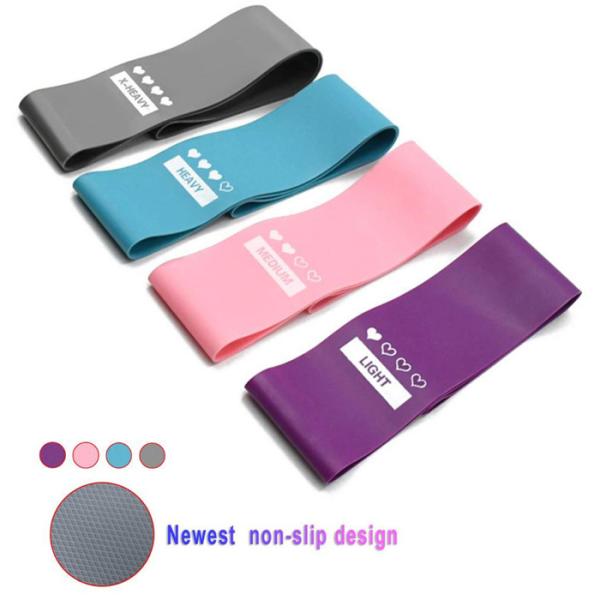 Quality Latex Stretch Resistance Exercise Bands Pull Up Assist Non Slip Fitness Loop 60×50×1.2cm for sale