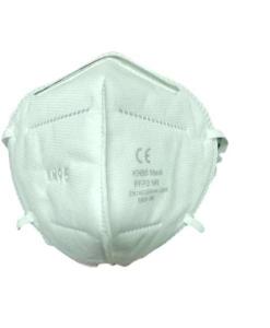 White FFP3 Dust Mask , Disposable Respirator Mask Personal Protective
