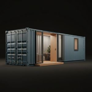 Buy cheap 20ft Chinese Converted Storage Containers Flat Pack Homes product
