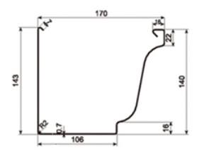 Buy cheap Rainwater Collecting Gutter Roll Forming Machine Seamless Rain Gutter Former Line by Siemens Programe Logical Control product