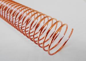 32mm Pitch 4:1 Metal Spiral Binding Coils Electroplated Single Loop