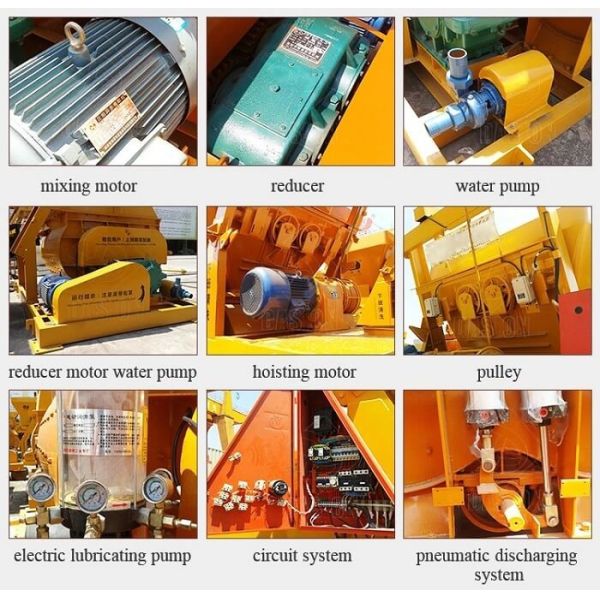 750L Aggregate Concrete Mixer Machine Light Weight For Construction Projects