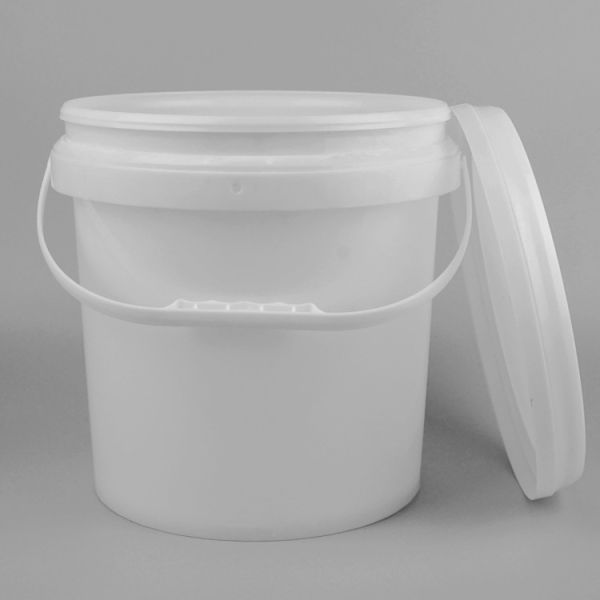 10L Food Grade Plastic Oil Bucket 3 Gallon Bucket With Spout White Round