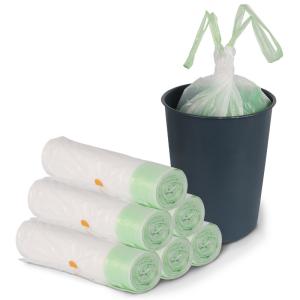 China Heavy Duty 80L LDPE Plastic Drawstring Garbage Bag on sale