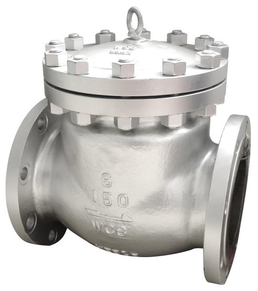 Quality API 6D Cast Steel Flanged Swing Check Valve Class150Lbs for sale