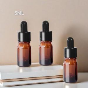 China 5ml Glass Bottle With Dropper , Dropper Bottle 5ml For Essential Oils / CBD oils Package on sale