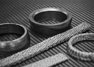 Buy cheap Round Hole Shape Knitted Wire Mesh Filter In White For Effective Filtration product