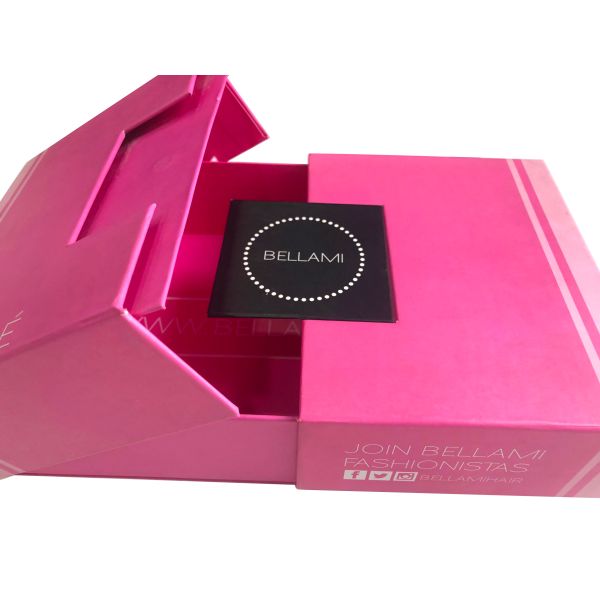 Premium Luxury Magnetic Hair Extension Packaging Box CE FSC Approval