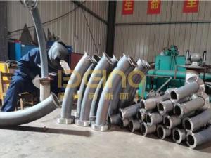 China ISO Ceramic Sleeve Lined Pipe Custom Pneumatic Conveying Pipe on sale
