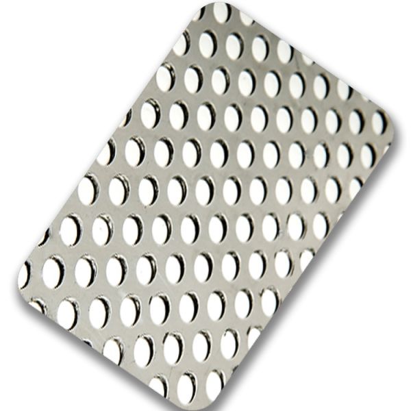 304 0.5mm 0.7mm 0.8mm Perforated Stainless Steel Sheet Wall Covering