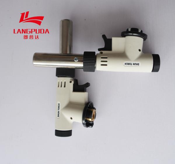 Quality 18.5cm Adjustable Welding Torch Gun , Refillable Mini Gas Welding Torch for sale