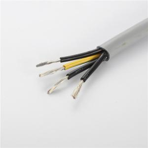 Buy cheap Anti Flaming Tinned Copper Flexible Wire , Round 1.5 Mm 4 Core Flexible Cable product