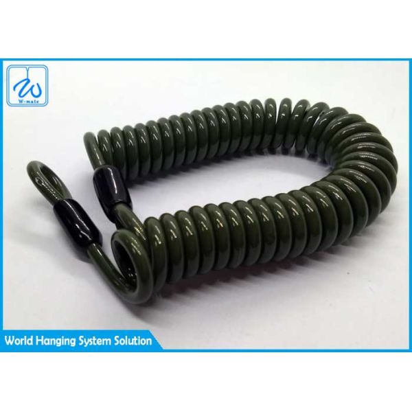 Spring Coil Tools Safety Lanyard For Steeplejack Working At Heights