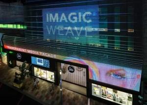 Energy Saving 1/16Scan Transparent LED Display For Theaters 100000 Hours Life span
