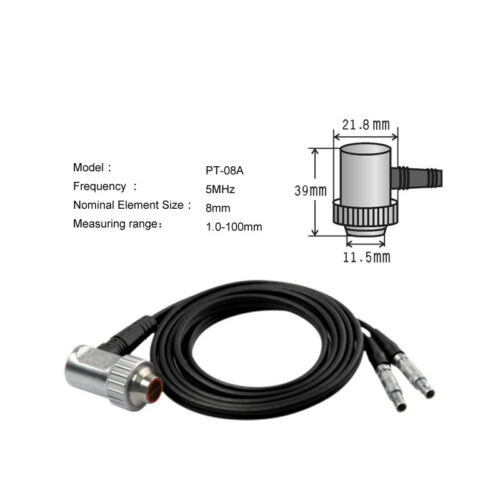Customized PT-08A 5MHz Ultrasonic Thickness Gauge Probe