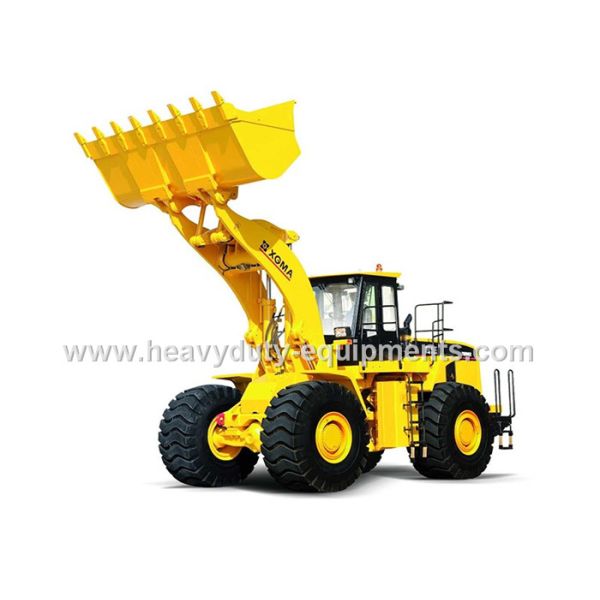 XGMA XG962H 3.5m3 wheel loader with 18500kg operating weight, ROPS cab option