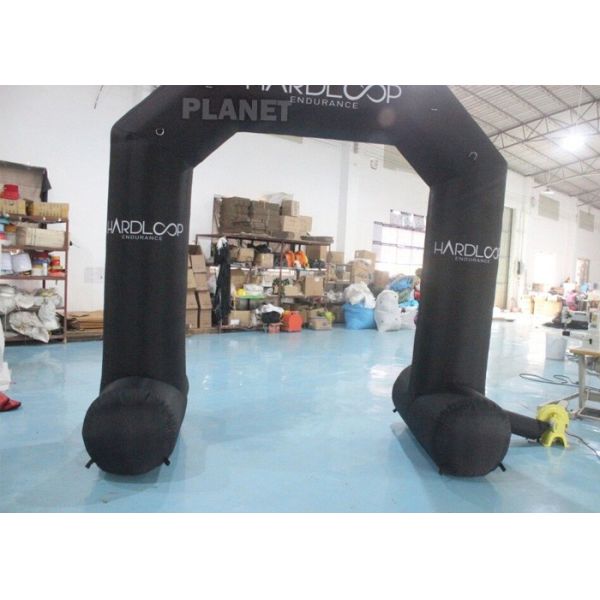 Oxford Mini Advertising Cartoon Inflatable Entrance Arch Outdoor Black