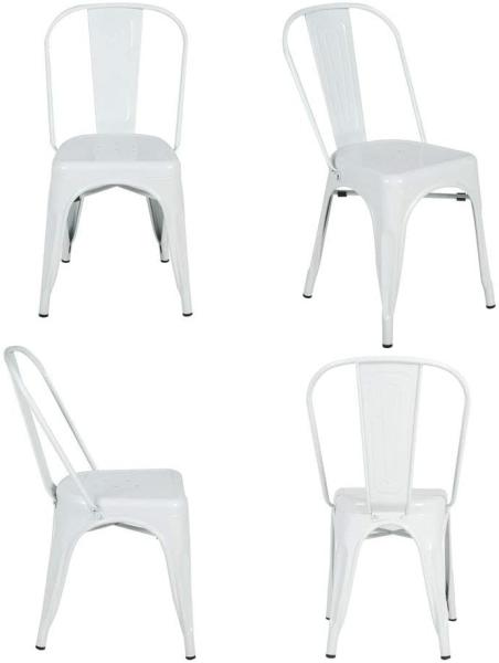 Quality Solid Back Stackable Side Chairs With Back Eco - Friendly Nordic Style for sale