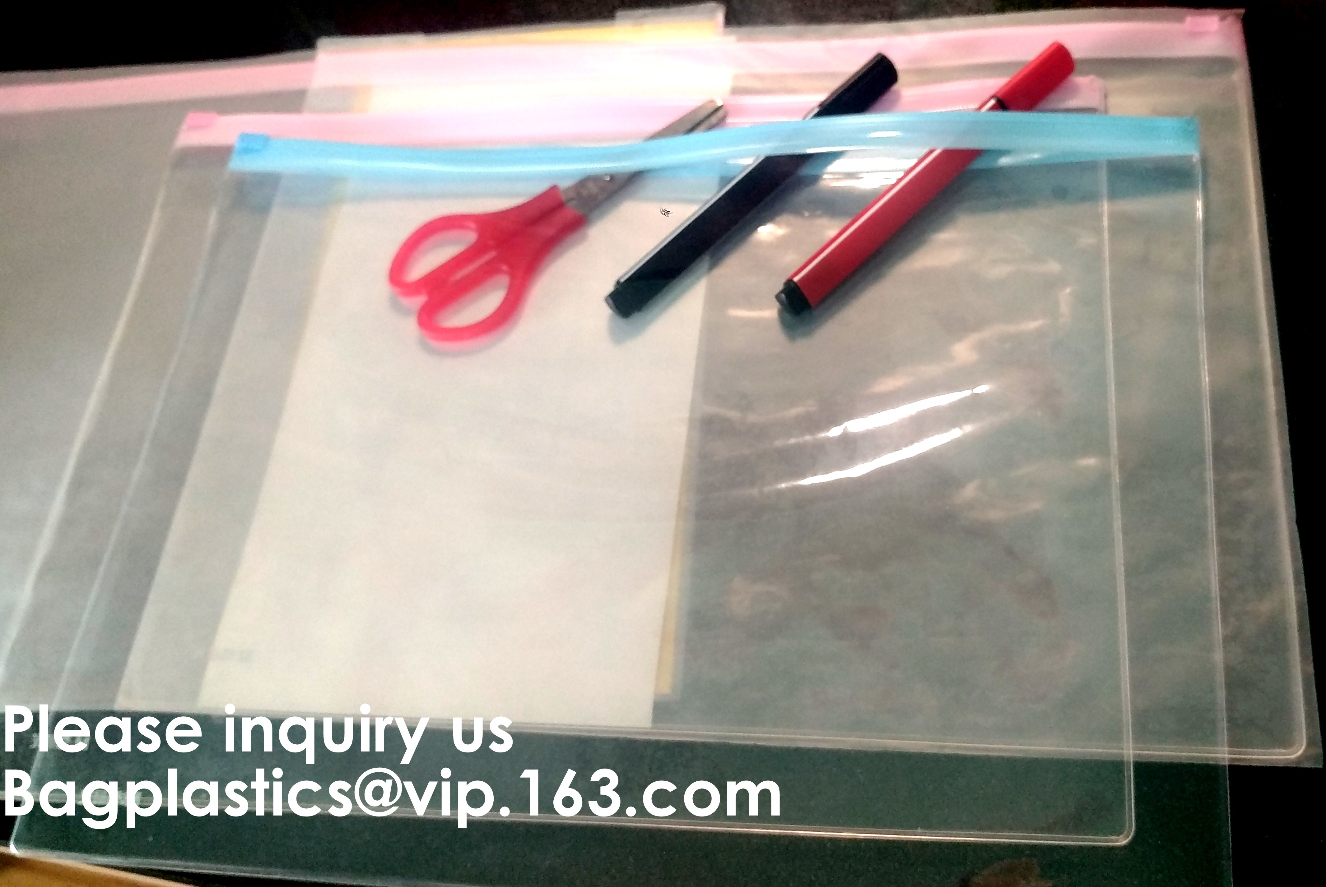 Waterproof Pp File Bag For School or Office,Document File Bag/Pp/Pvc Document File Bag,Students Learning Files Storage