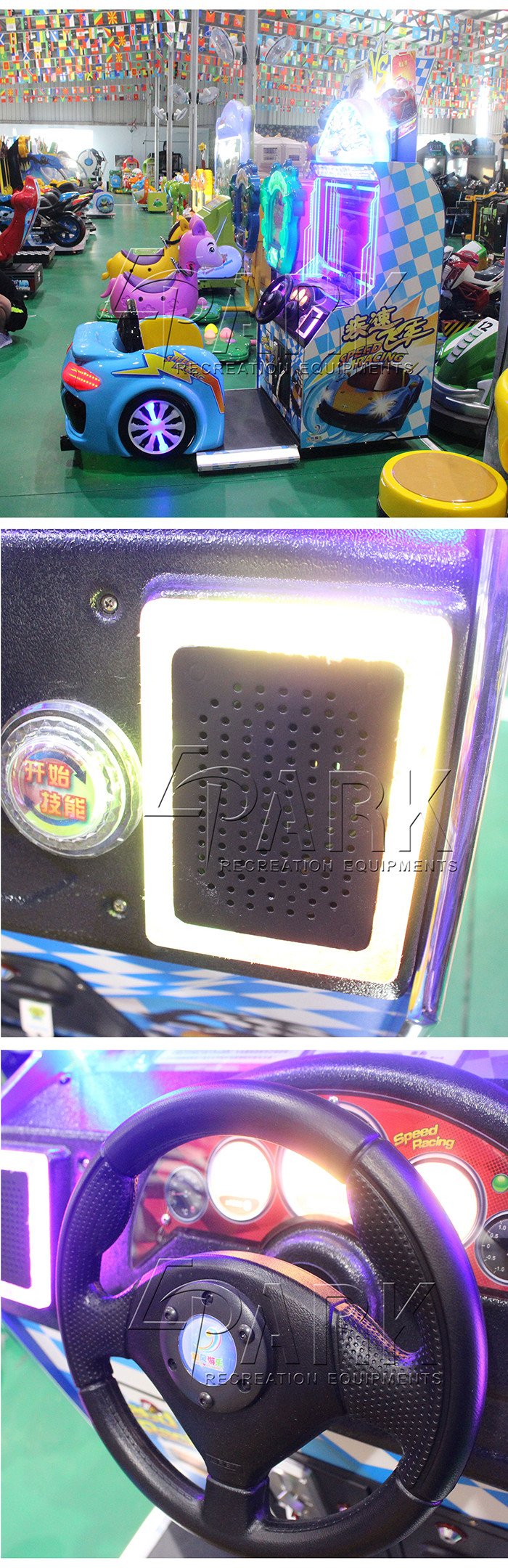 Reality Feeling Car Racing Game Simulator Machines With Camera Function Card System
