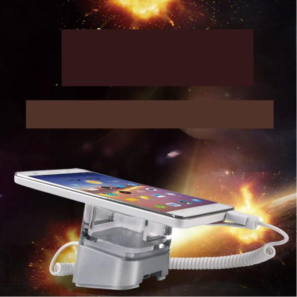 Quality COMER New acrylic display alarm security charging mounting for tablet android mobile iphone for sale