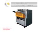 35Meter per minute U type shape manual grooving machine for box, hardboard