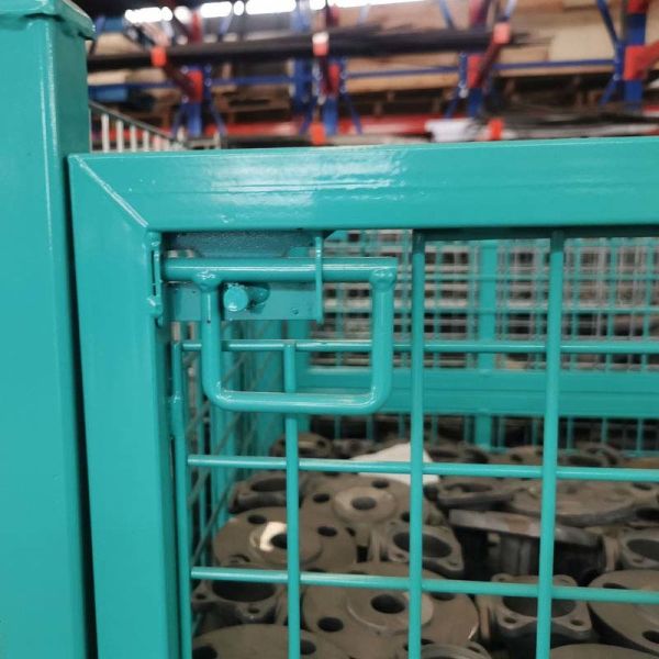 Customized Foldable Stacking Metal Box Pallet Industrial Storage Box