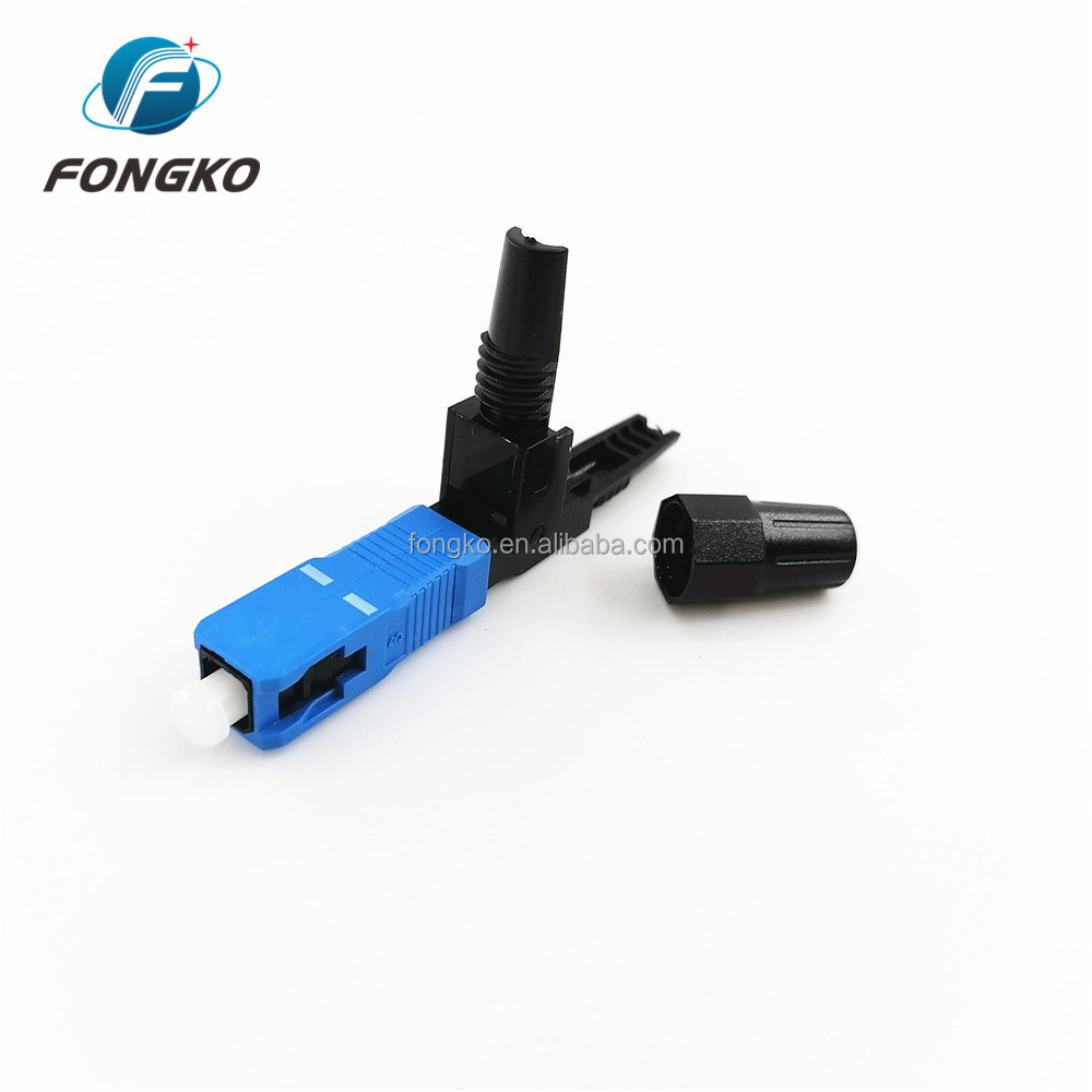 SC UPC to SC APC Fiber Fast Connector Quick Field Installable Connector