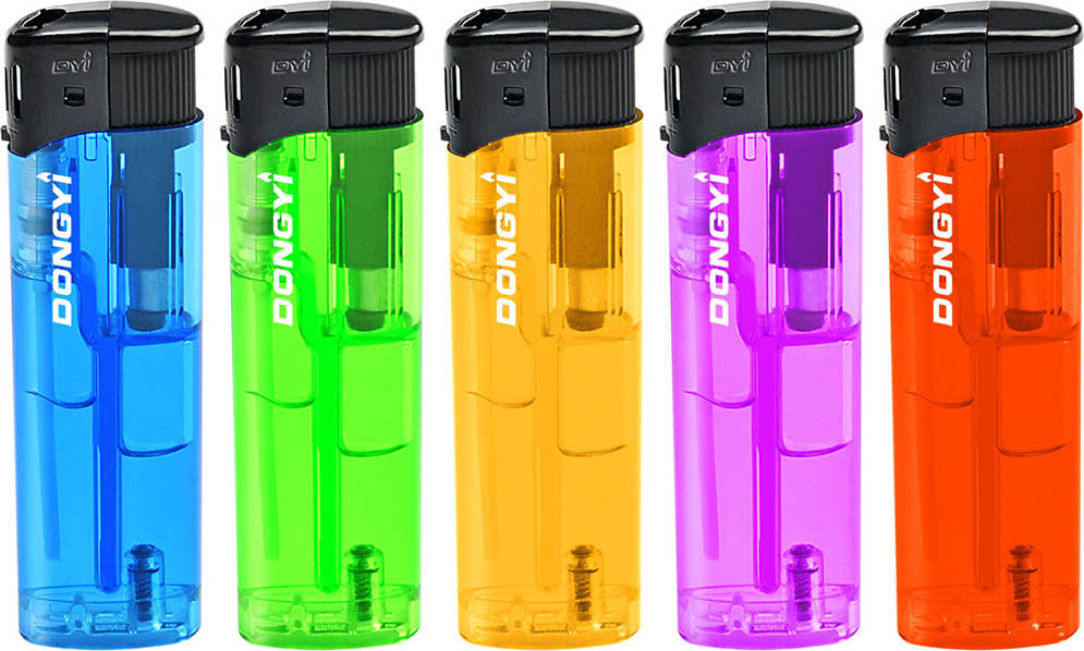 Hot Sale Cr Electronic Plastic Lighter to Europe Market Butane Gas Lighter for Cigarette Refillable Gas Lighter