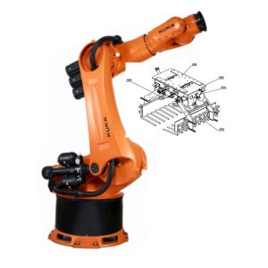Kuka Robot KR 600 R2830 6 Axis Robotmaster Robotic Spraying