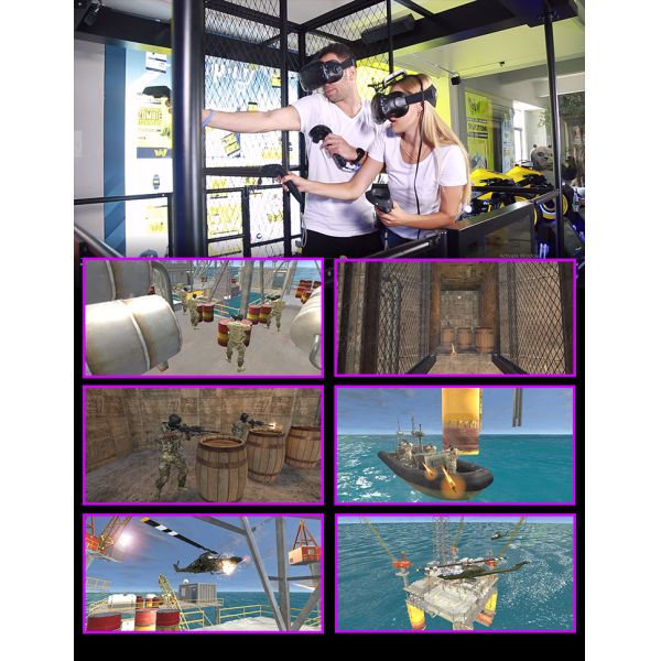 DDR4 8G HTC Wireless Glasses Gun Fighting Simulator For VR Park