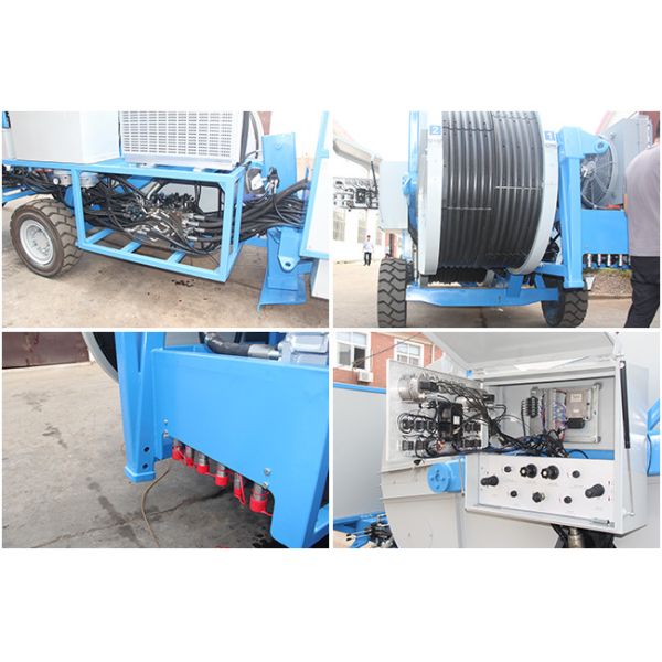 Overhead Line Stringing Equipment Cummins Engine TY2x45TP Hydraulic Tensioner