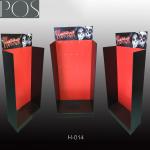 customized peg hooks toys cardboard display stand