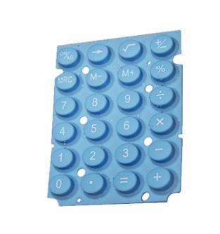 OEM Heat Resistant Silicone Keyboard 50 Shore A For Calculate