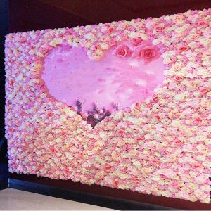 Buy cheap 40*60cm Silk Fabric Coloful Artificial Rose Flower Wall Vertical Garden Handmade Real Touch product