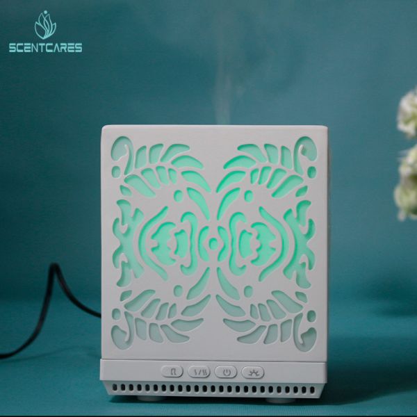 Ultrasonic Metal Aroma Diffuser 200ml concise style 7colors nebulizers