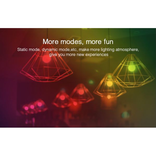 Milight RF remote Wifi 12W RGB+CCT LED Bulb 2.4G All color RGB and cct adjustable dual white milight LED lamp