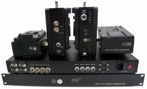 Buy cheap 4 channels EFP to Fiber extender with HD-SDI video,Intercom,Remote,Tally,Genlock,Return video for Sony/JVC/Panasonic CA product