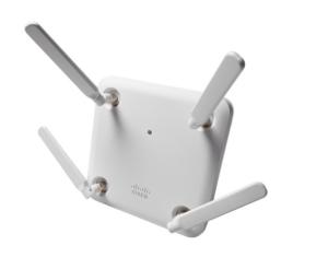 256 MB Cisco Access Point AIR-AP1852E-B-K9 802.11AC Wave 2 4x4 External Antenna