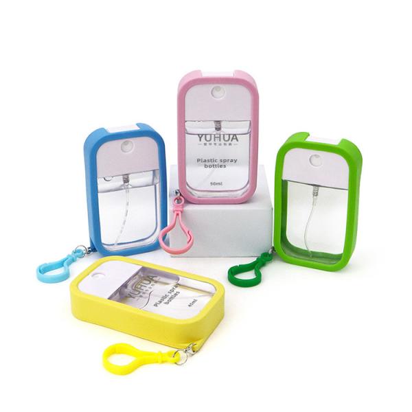 Quality 45ml 50ml Plastic Perfume Packgaing Easy To Carry Square Shape for sale