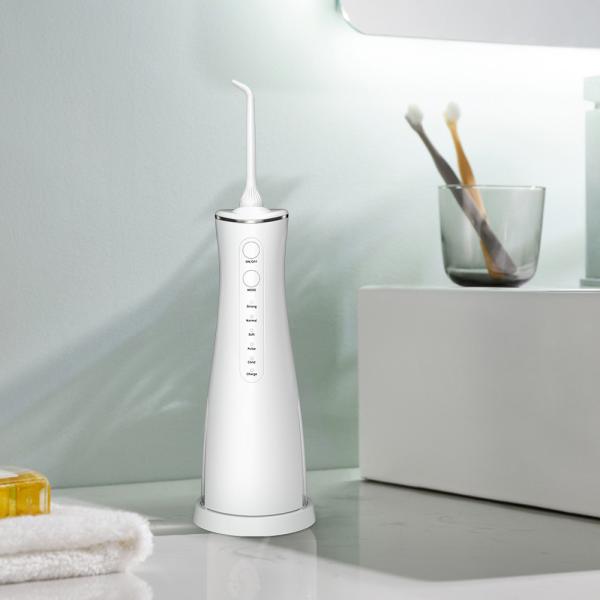 Quality Teeth Clean 250ml Portable Water Flosser With Charging Base And 5 Tips for sale